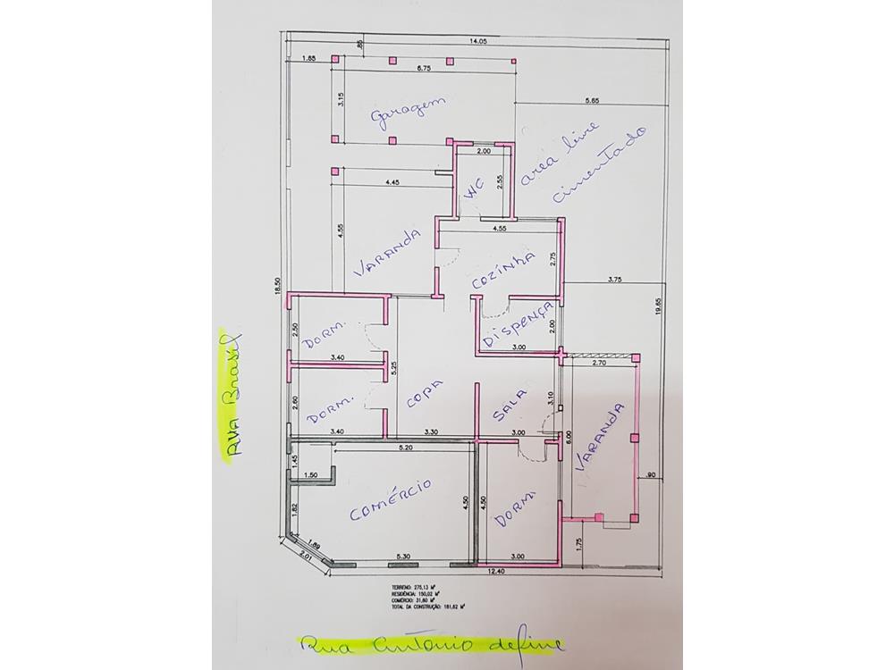 Rua Brasil,300 - Vila Martins